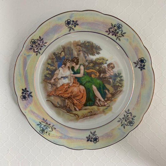 Kahla Other - Vintage 1968-1987 Kahla Made In GDR Porcelain Madonna Design 7.5” Plate